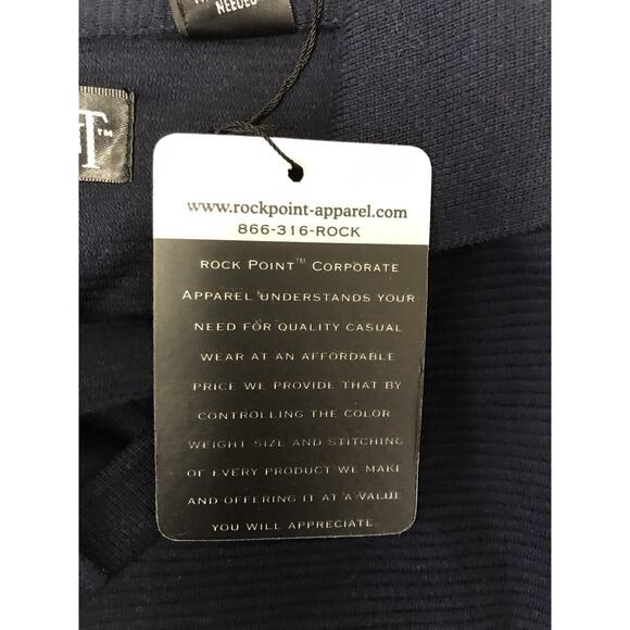 Rock Point Shell Corporate Apparel Top Ladies Medium Black Golf Polo Shirt RP501 - Picture 7 of 7